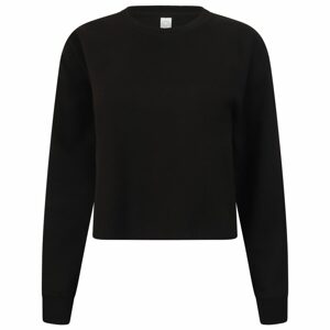 SF (Skinnifit) Crop top pulóver lányoknak - Fekete | 5-6 éves