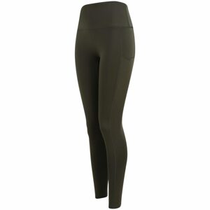 Tombo Női elasztikus sport leggings magas derékkal - Olív | XXS/XS