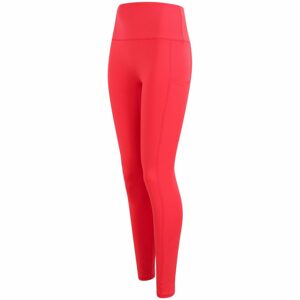 Tombo Női elasztikus sport leggings magas derékkal - Korallpiros | L/XL