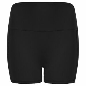 Tombo Elasztikus női sport rövidnadrág magas derékkal - Fekete | XXS/XS