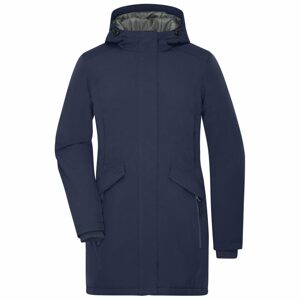 James & Nicholson Elegáns női téli parka kabát JN1175 - Sötétkék | XXL