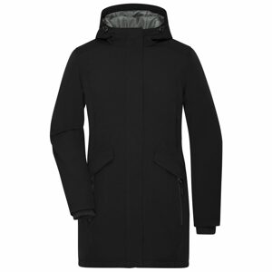 James & Nicholson Elegáns női téli parka kabát JN1175 - Fekete | M