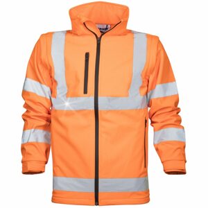 Ardon Fényvisszaverő softshell kabát - Narancssárga | XXXXL