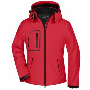James & Nicholson Női softshell kabát JN1001 - Piros | L