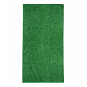MALFINI Terry Towel törölköző bordűr nélkül - Középzöld | 50 x 100 cm