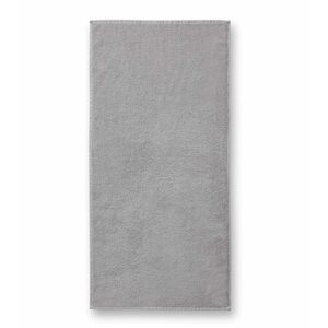 MALFINI Terry Bath Towel fürdőlepedő bordűr nélkül - Világos szürke | 70 x 140 cm