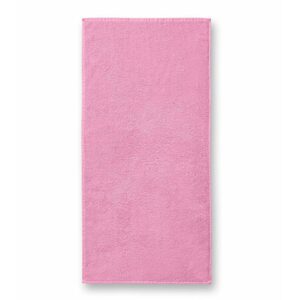 MALFINI Terry Bath Towel fürdőlepedő bordűr nélkül - Rózsaszín | 70 x 140 cm