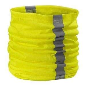 MALFINI HV Twister kendő - Fényvisszaverő sárga | unisex