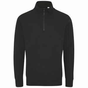 Mantis Kapucnis pulóver rövid cipzárral - Fekete | XL