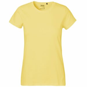 Neutral Női póló Classic organikus Fairtrade biopamutból - Dusty yellow | M