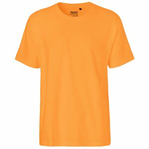 Neutral Férfi póló Classic organikus Fairtrade biopamutból - Világos narancssárga | XXL