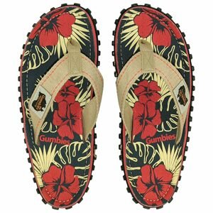 Gumbies Női flip-flop Gumbies Islander - Denim Hibiscus | 39