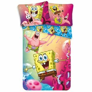 Jerry Fabrics Ágynemű SpongyaBob mintával - Spongebob | 140 x 200 cm / 70 x 90 cm
