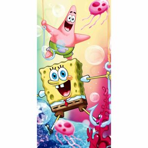 Jerry Fabrics Mintás gyerek törülköző - Spongebob | 70 x 140 cm