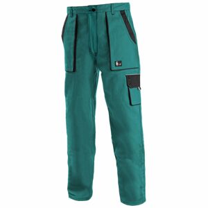 Canis Női munkavédelmi nadrág CXS LUXY ELENA - Zöld / fekete | 52