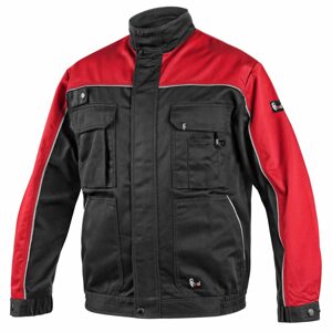 Canis Munkavédelmi kabát ORION OTAKAR - Fekete / piros | 60