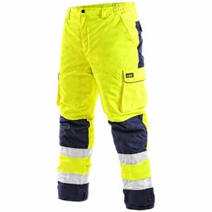 Canis Téli fényvisszaverő munkavédelmi nadrág CARDIFF - Sárga | S