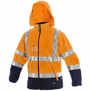 Canis Fényvisszaverő softshell kabát DERBY - Narancssárga | L