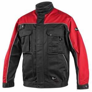 Canis Téli munkavédelmi kabát ORION OTAKAR - Fekete / piros | 52-54