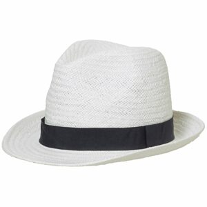 Myrtle Beach Nyári kalap MB6597 - Fehér / fekete | L/XL