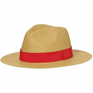 Myrtle Beach Kerek kalap MB6599 - Szalmasárga / piros | S/M