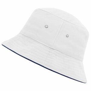 Myrtle Beach Pamut kalap MB012 - Fehér / sötétkék | L/XL