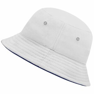 Myrtle Beach Gyerek kalap MB013 - Fehér / sötétkék | 54 cm