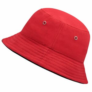 Myrtle Beach Gyerek kalap MB013 - Piros / fekete | 54 cm